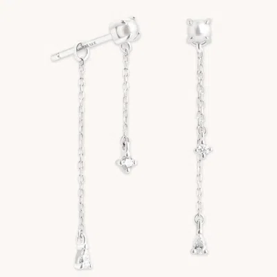 ASTRID &AMP; MIYU ASTRID &AMP; MIYU LAB DIAMOND &AMP; PEARL F&AMP;B DROP STUDS