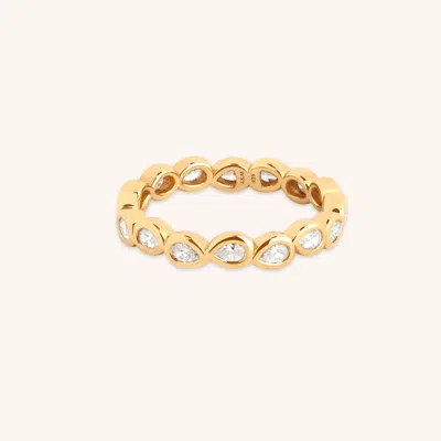 ASTRID &AMP; MIYU ASTRID &AMP; MIYU PEAR BEZEL BAND RING