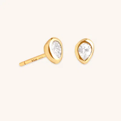 ASTRID &AMP; MIYU ASTRID &AMP; MIYU PEAR BEZEL STUDS