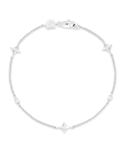ASTRID & MIYU RHODIUM-PLATED COSMIC STAR BRACELET