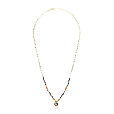 ATELIER PETITES PIERRES WOMEN'S GOLD BUG - CHAIN NECKLACE