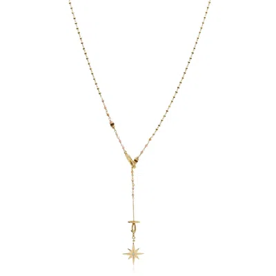 ATELIER PETITES PIERRES WOMEN'S GOLD / ROSE GOLD POLE STAR - PENDANT NECKLACE