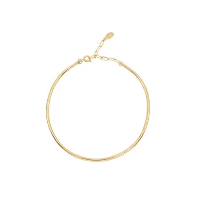 ATELIER PETITES PIERRES WOMEN'S GOLD / ROSE GOLD THE ONE - WIRE ANKLET