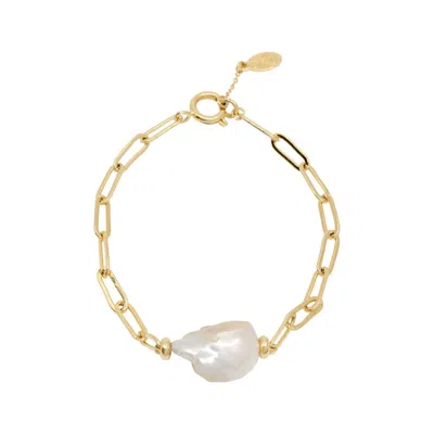 ATELIER PETITES PIERRES WOMEN'S GOLD SOUTH SEA - BAROQUE PEARL BRACELET