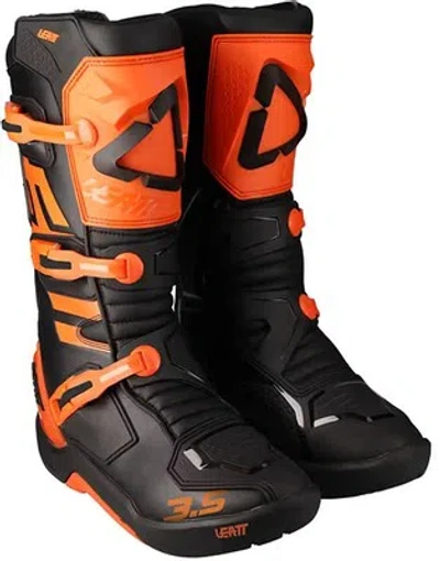 ATHENA STIEFEL MOTO-CROSS LEATT 3.5 GRÖSSE 44,5 ORANGE MOTORRAD ENDURO QUAD