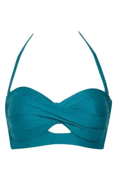 ATHENA ATHENA TWIST FRONT BANDEAU BIKINI TOP