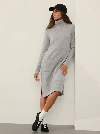 ATHLETA ALPINE TURTLENECK SWEATER DRESS
