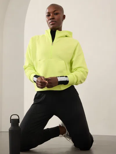 ATHLETA EASY FLEECE 1/2 ZIP HOODIE