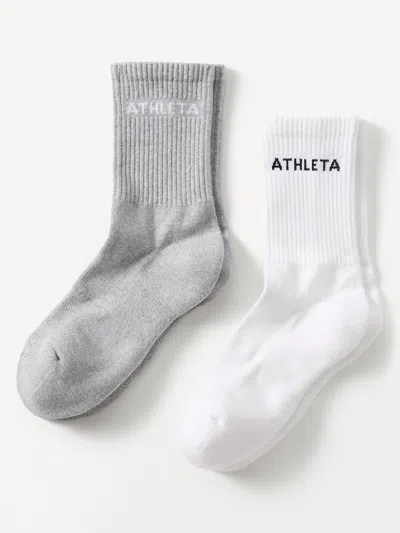 ATHLETA ATHLETA EVERYDAY CREW SOCK 2-PACK