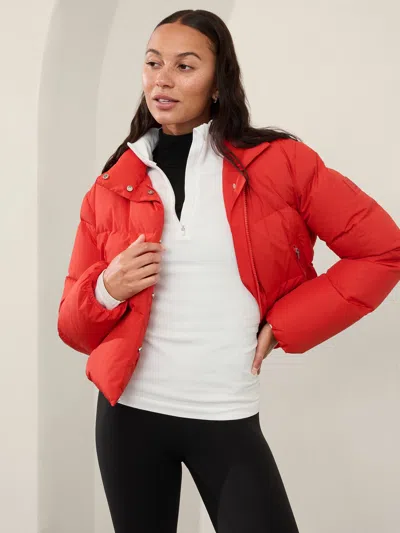 ATHLETA SUMMIT CROPPED PUFFER