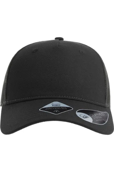 ATLANTIS HEADWEAR SUSTAINABLE FIVE-PANEL TRUCKER CAP
