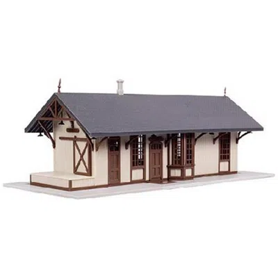 ATLAS N SCALE MAYWOOD STATION KIT - TAN & BROWN