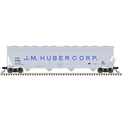 ATLAS N SCALE NO.97883 J. M. HUBER CORP PLASTICS HOPPER