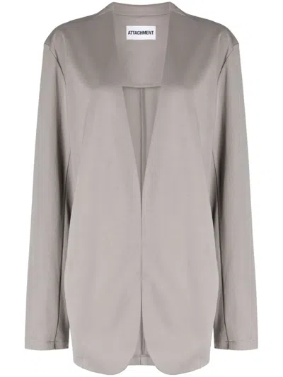 ATTACHMENT V-NECK COTTON BLAZER