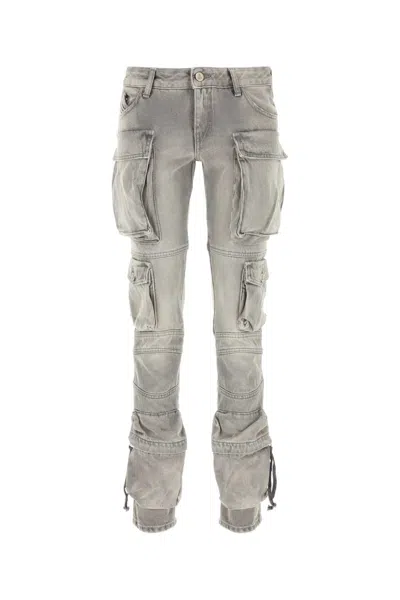 ATTICO THE ATTICO GREY DENIM JEANS