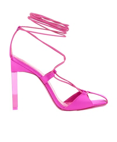 ATTICO THE ATTICO ADELE LACE-UP PUMP SHOES