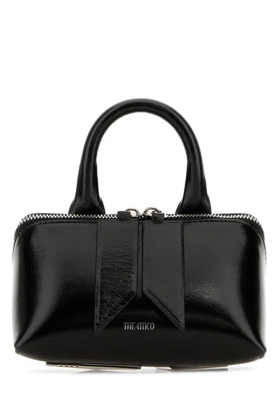 ATTICO BLACK LEATHER MINI FRIDAY BAG