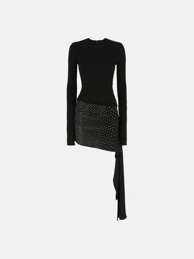 ATTICO BLACK MINI DRESS