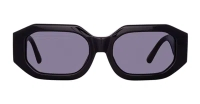 ATTICO BLAKE - BLACK / SILVER SUNGLASSES