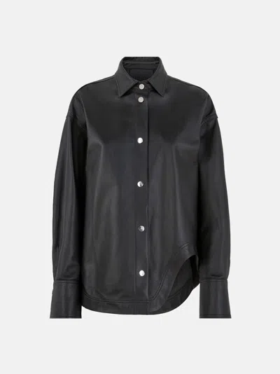 ATTICO "ELIZA'' BLACK SHIRT