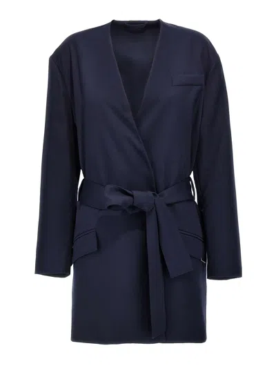 ATTICO ABRIGO LARGO - AZUL