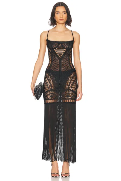 ATTICO SLEEVELESS MIDI DRESS