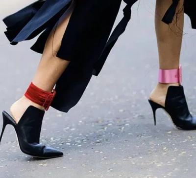 ATTICO SOLD-OUTTT •••$395.00 ATTICO VELVET MAROON ANKLE CUFFS NWT•••