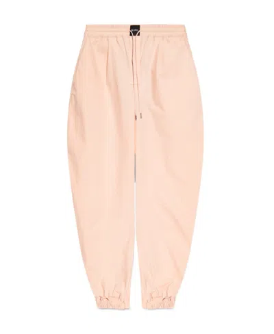 ATTICO THE ATTICO LOGO PATCH DRAWSTRING TRACK TROUSERS