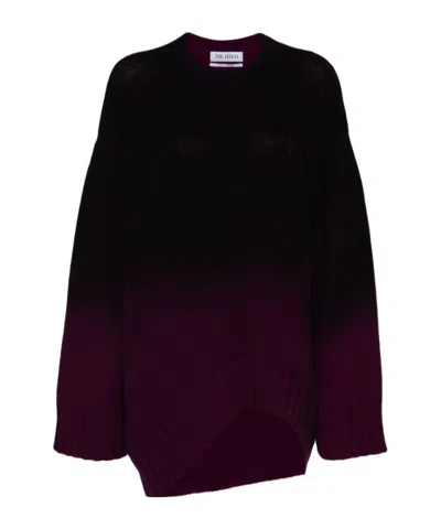 ATTICO THE ATTICO OMBRE-EFFECTED KNITTED JUMPER