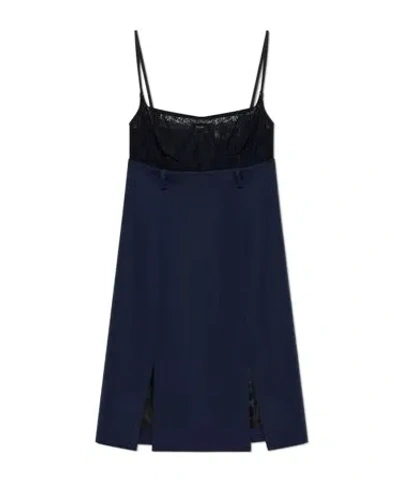 ATTICO THE ATTICO SPAGHETTI STRAP MINI DRESS