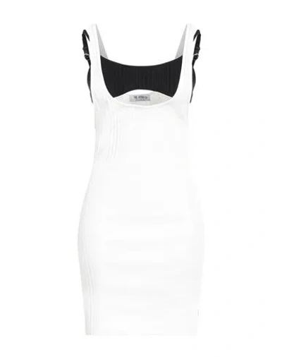 ATTICO THE ATTICO WOMAN MINI DRESS WHITE SIZE 4 COTTON
