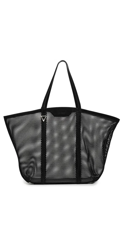 ATTICO VIA DEL MARE TOTE BAG BLACK