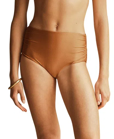 AUR OCEA AUR OCEA CAMMELLO GATHERED BIKINI BRIEF