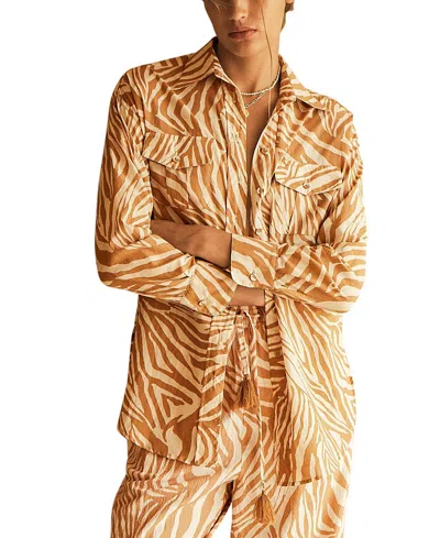 AUR OCEA AUR OCEA NOTAE LONG SLEEVE SAFARI SHIRT