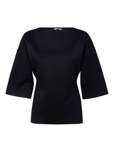 AURALEE SLASH-NECK TOP