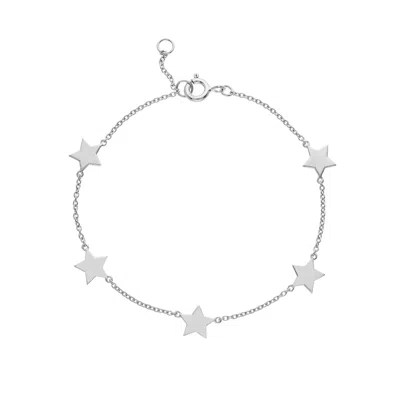 AUREE JEWELLERY WOMEN'S ALTA STERLING SILVER MULTI STAR BRACELET