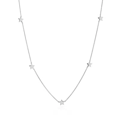 AUREE JEWELLERY WOMEN'S ALTA STERLING SILVER MULTI STAR NECKLACE