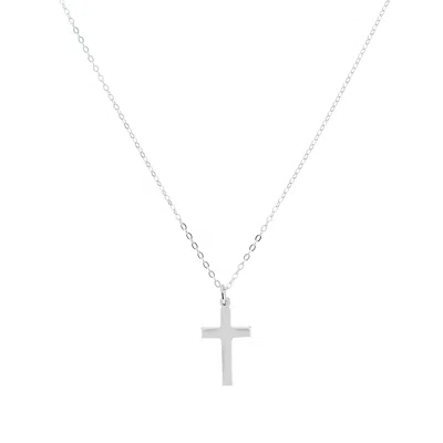 AUREE JEWELLERY WOMEN'S ARUNDEL STERLING SILVER CROSS PENDANT NECKLACE