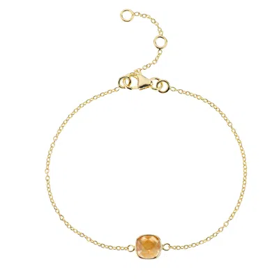 AUREE JEWELLERY WOMEN'S GOLD / YELLOW BROOKLYN CITRINE & GOLD VERMEIL BRACELET