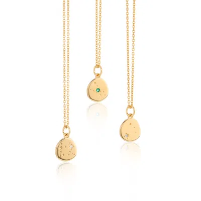 AUREE JEWELLERY WOMEN'S INARI ZODIAC GEMINI GOLD VERMEIL NECKLACE