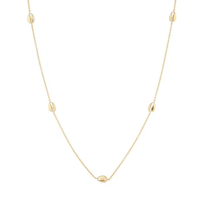 AUREE JEWELLERY WOMEN'S MOKA MULTI COWRIE SHELL GOLD VERMEIL NECKLACE