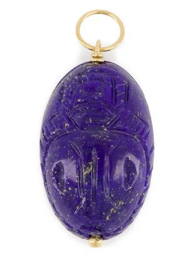 AURELIE BIDERMANN SCARABEE LAPIS LAZULI PENDANT