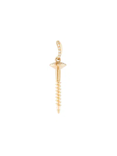 AURELIE BIDERMANN 'SCREW' DIAMOND PENDANT