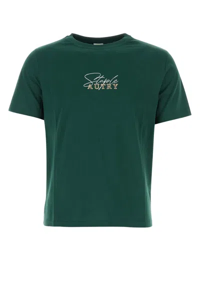 AUTRY BOTTLE GREEN COTTON AUTRY X JEFF STAPLE T-SHIRT