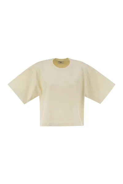 AUTRY AUTRY BOXY T-SHIRT WITH LOGO