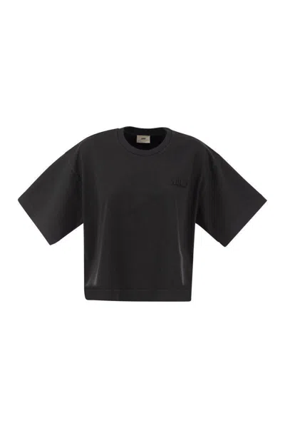 AUTRY AUTRY BOXY T-SHIRT WITH LOGO