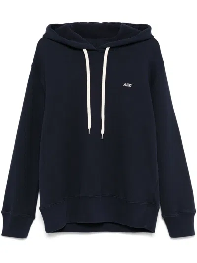 AUTRY LOGO-EMBROIDERED HOODIE