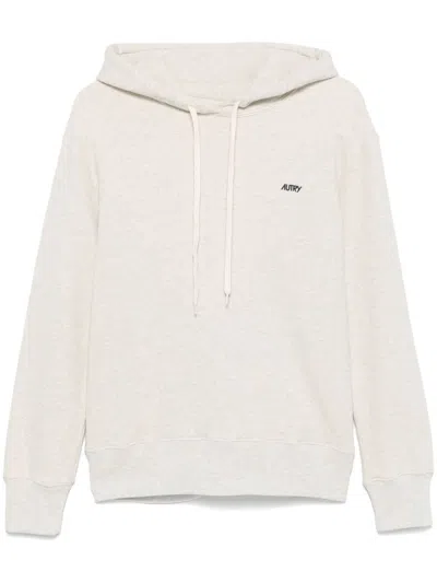 AUTRY LOGO-EMBROIDERED HOODIE