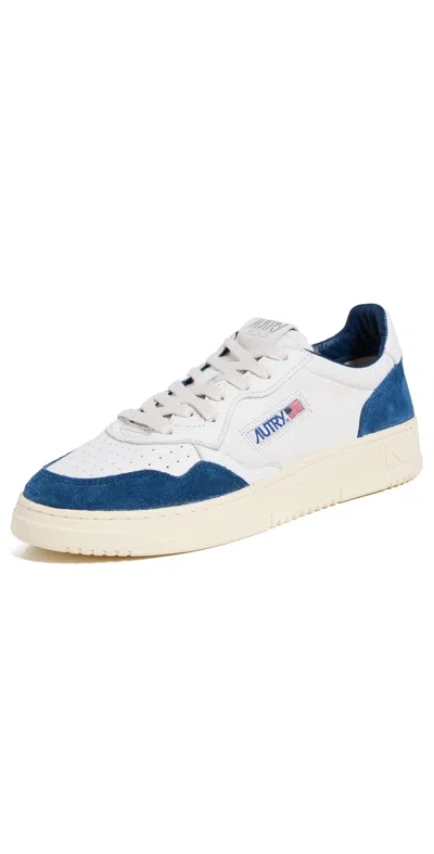 AUTRY MEDALIST LOW SNEAKERS GOAT/SUEDE WHT/CAPRI