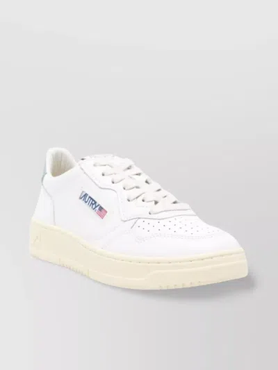 AUTRY PERFORATED LEATHER LOW-TOP SNEAKERS